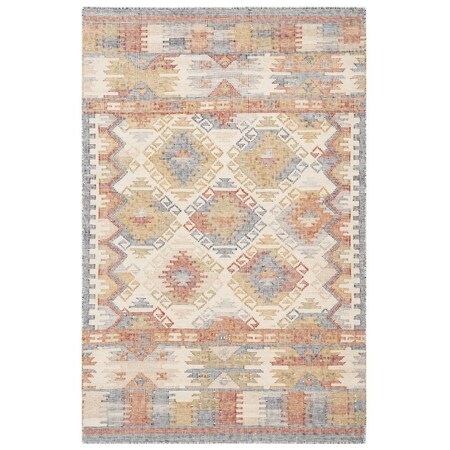 Safavieh Canyon Hand Woven Flat Weave Small Rectangle Area Rug Ivory & Multicolor - 4 x 6 ft. CNY115D-4
